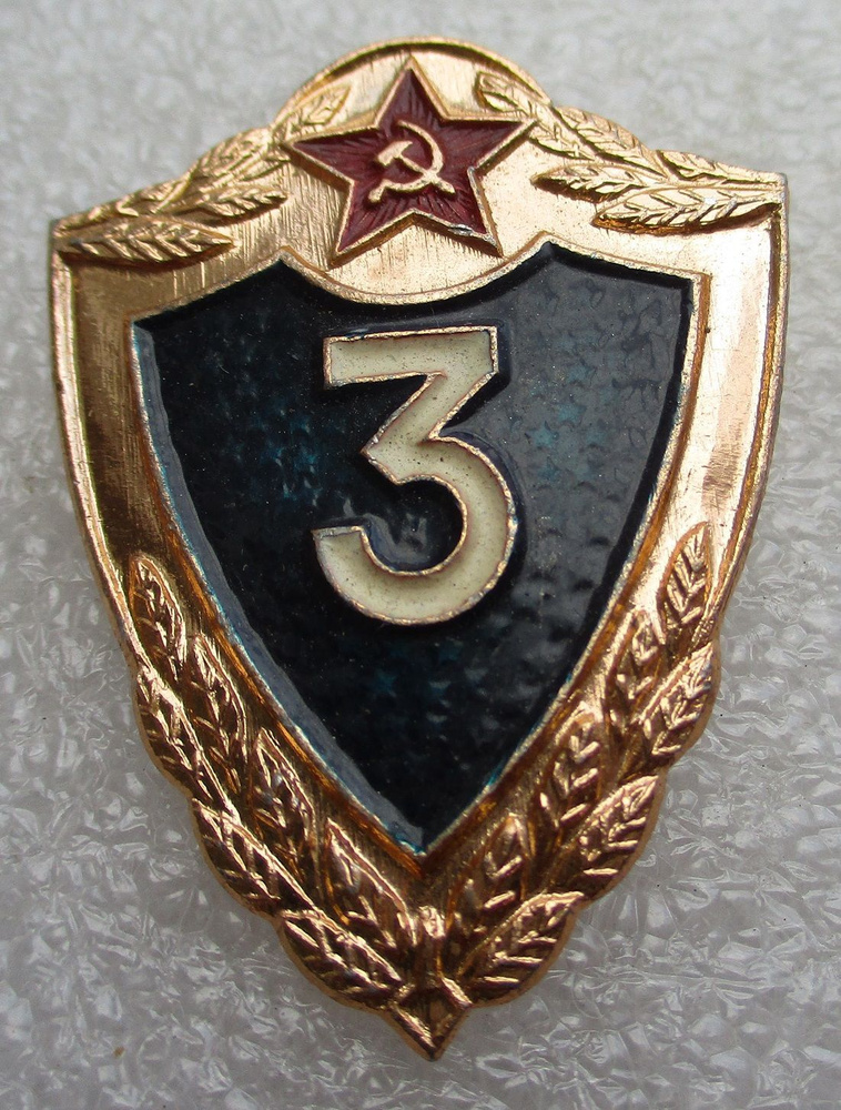 Знак СССР Классность 3,солдатский, 1980-е гг. - купить с доставкой по ...