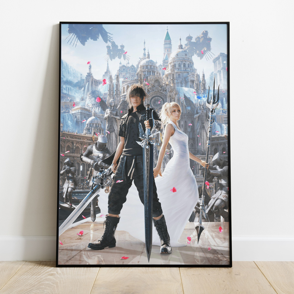 Плакат на стену для интерьера Final Fantasy XV (FFXV) / Постер по игре формата А3 (30х42 см) #1