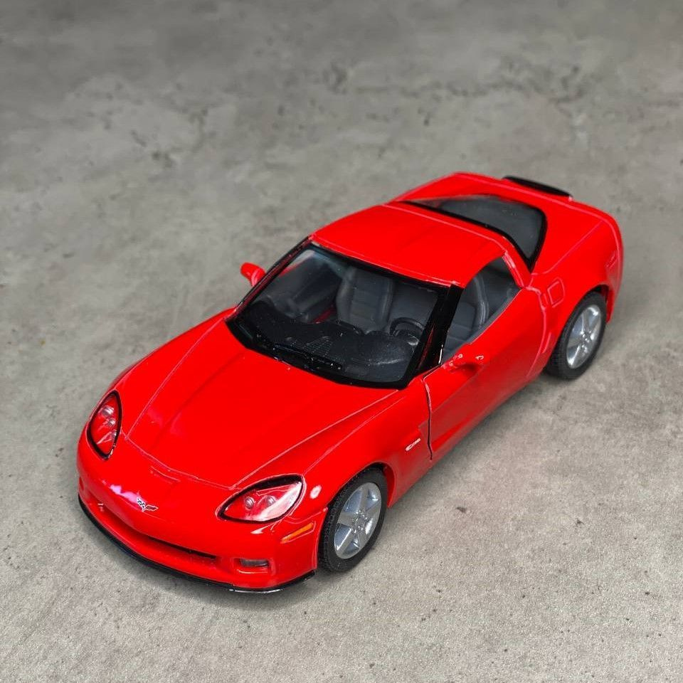 Машинка металлическая Kinsmart 1:36 Chevrolet Corvette Z06 Шевроле корвет  5320DKT инерционная, двери открываются / Красный - купить с доставкой по  выгодным ценам в интернет-магазине OZON (963118929)