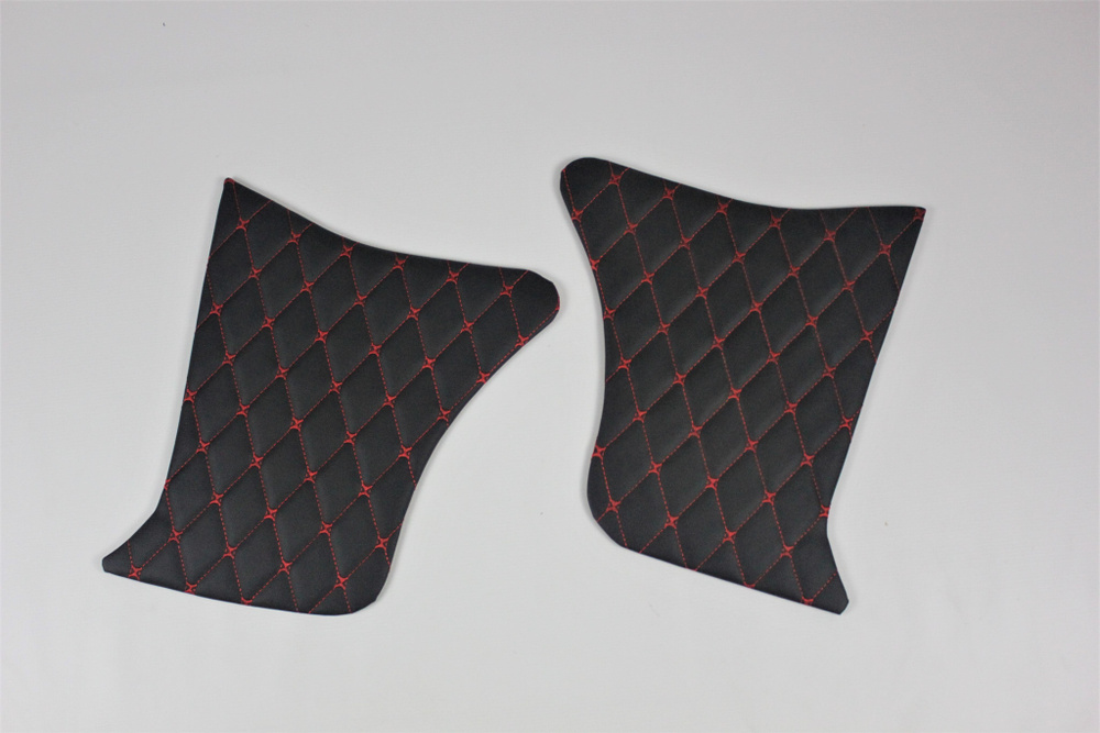 Обивки передка/Вставки в ноги "Ромб" ВАЗ 2101-2107 Красная строчка ...