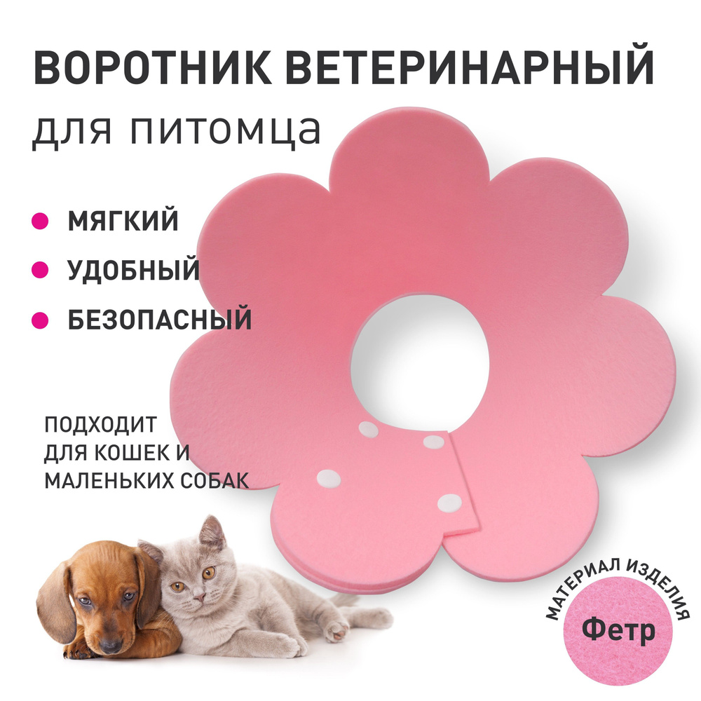 Мягкий ветеринарный воротник для кошек и собак - купить с доставкой по ...