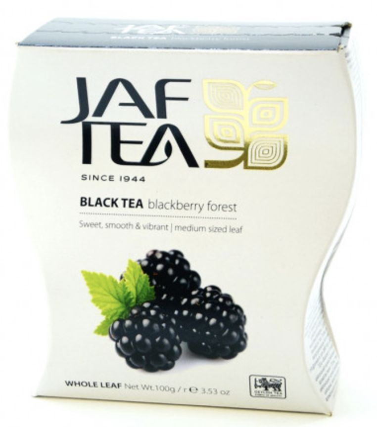 Чай черный Jaf Tea ежевика 100 грамм #1