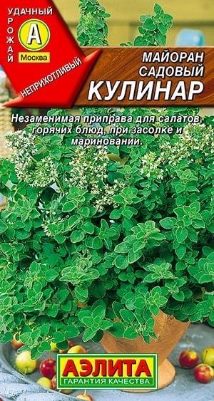 МАЙОРАН САДОВЫЙ Кулинар. Семена. Вес 0.1 гр. Полезен при стрессе, усталости, бессоннице и эмоциональном #1