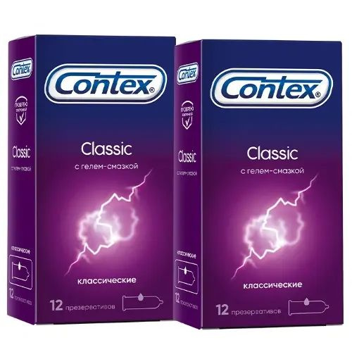 Набор Contex Classic: Contex презервативы Сlassic 12 шт. 2 упаковки #1