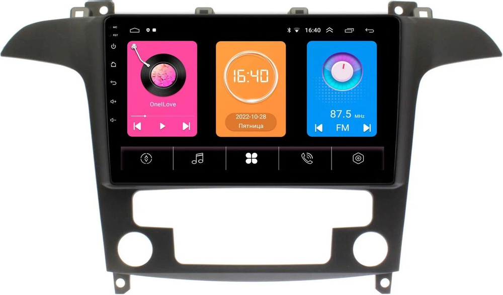 Автомагнитола 2 din 9 дюймов для Ford Galaxy S-max 2006-2015 / Android ...