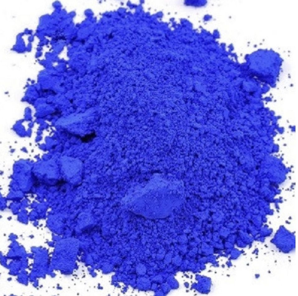 Пигмент красящий порошок для резиновых покрытий и бетона. - цвет синий ...