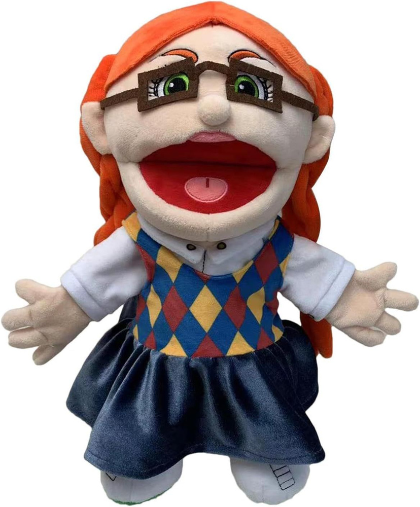Jeffrey Puppet Плюшевая игрушечная кукла, Глупые ручные куклы