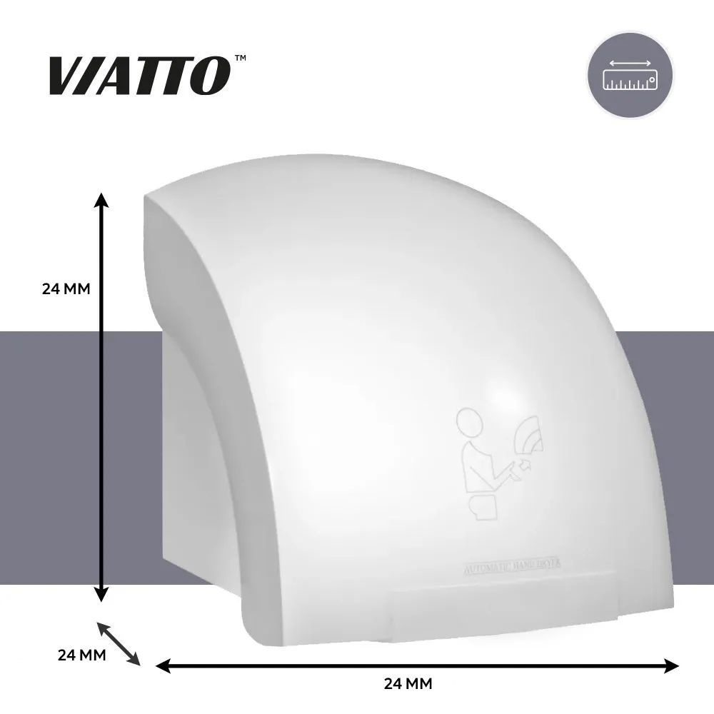 Сушилка для рук Viatto VA-HD1800, электросушилка автоматическая .