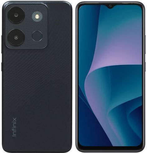 Infinix Смартфон 6,6" Smart 7 HD 64 ГБ (4895180797279) черный 2/64 ГБ, черный  #1