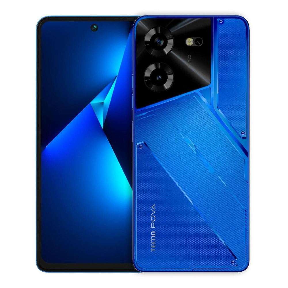 Смартфон Tecno POVA 5 8/256GB Hurricane Blue - купить по выгодной цене в  интернет-магазине OZON (1181194766)