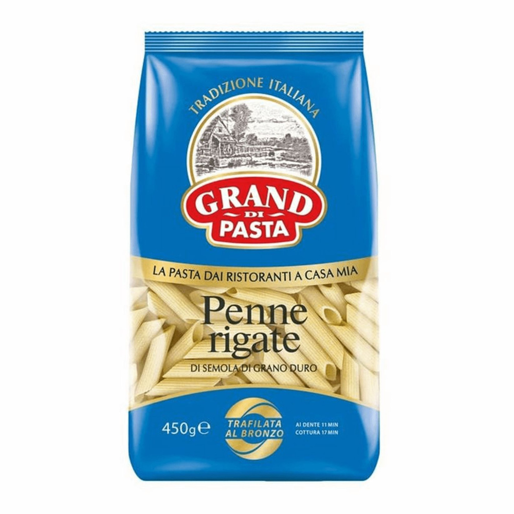 Макаронные изделия Grand di Pasta Penne rigate 450 г (2 шт) #1