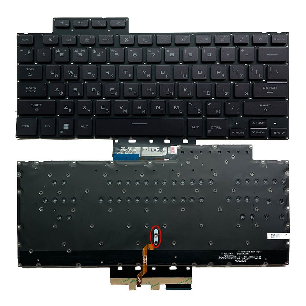 Новая клавиатура для Asus ROG Zephyrus G14 GA402 GA402R GA402RJ GA402RK ...