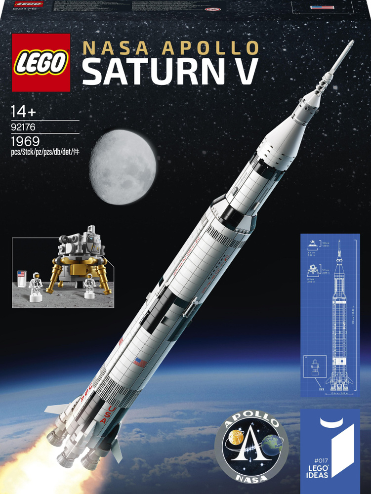 LEGO Ideas NASA Apollo Saturn V 92176 OZON 1256136739