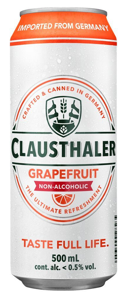 Пиво Клаусталер Грейпфрут / Clausthaler Greypfrut Non Alcoholic, 1 шт по 0.5л  #1