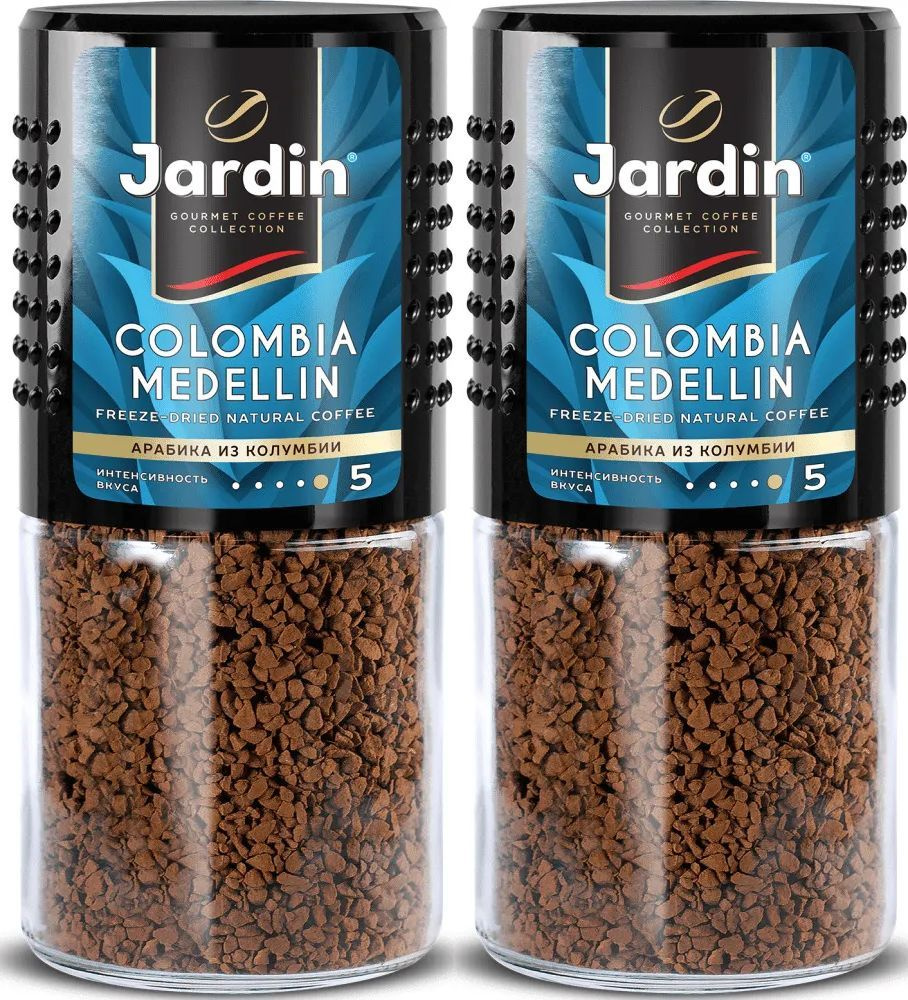 Кофе Jardin Colombia Medellin растворимый, комплект: 2 упаковки по 95 г  #1