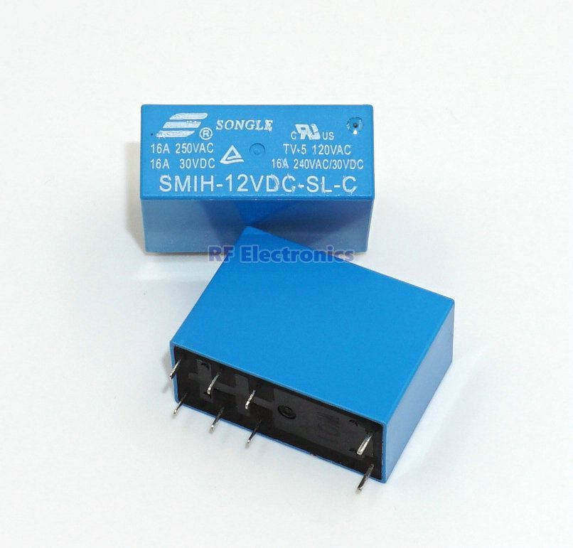 (10 шт)Силовое реле SMIH-12VDC-SL-C(12V,16A,240VAC/250VAC,30VDC,8PIN ...