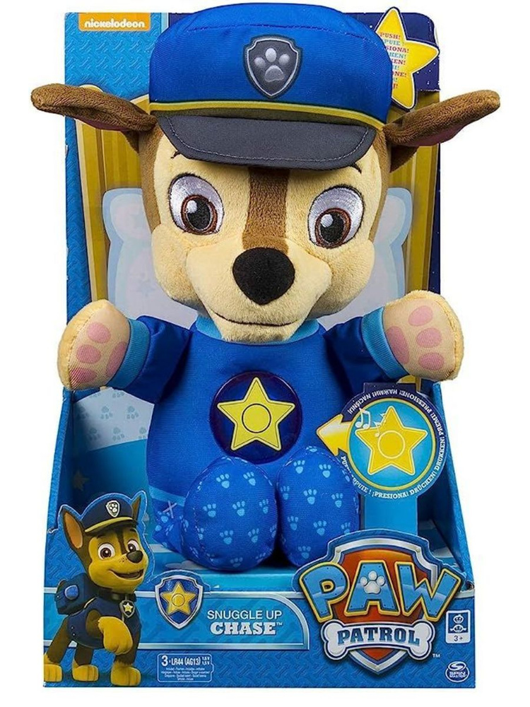 Мягкая игрушка Чейз PAW PATROL Щенячий патруль, звук, свет - купить с ...