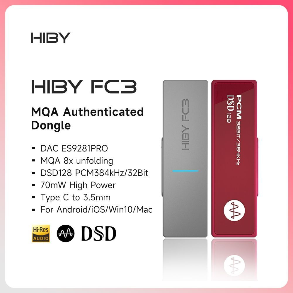 Цифро-аналоговый преобразователь HiBy Music, Fpp, E301-FC302-001111111 -  купить в интернет-магазине OZON с доставкой по России (1227947522)