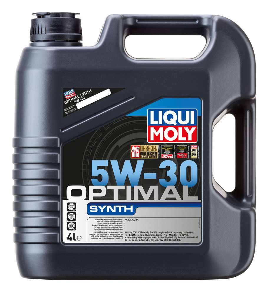 Масло моторное Liqui Moly 5W-30 Синтетическое - купить в интернет-магазине  OZON (823025554)