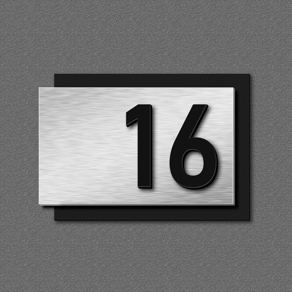Цифры на дверь, табличка с номером 16 #1