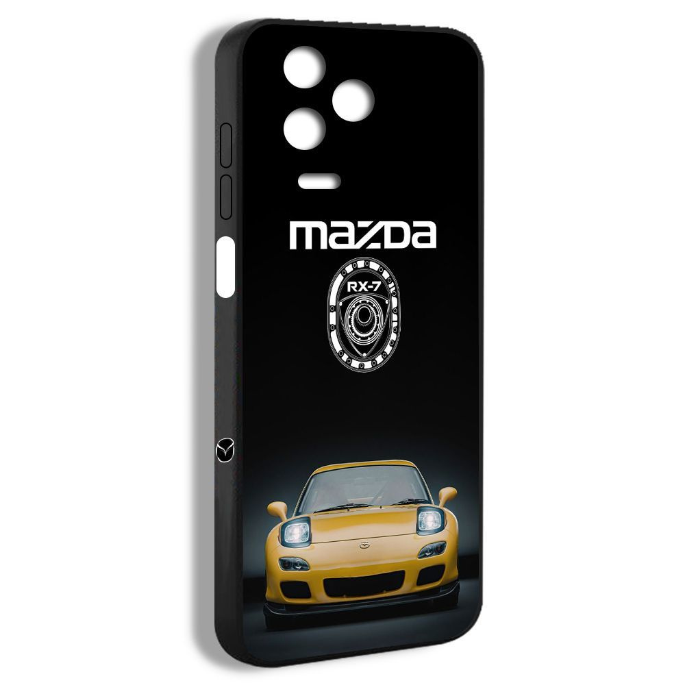 чехол для смартфона Подходит для Infinix Note 12 Pro 4G Mazda знаком Чёрный  Номер машины RX-7 IVA11 - купить с доставкой по выгодным ценам в  интернет-магазине OZON (1246645884)