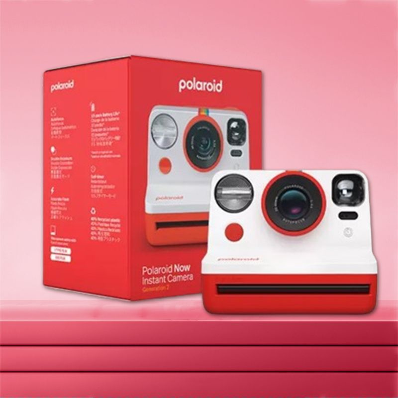 Фотоаппарат мгновенной печати Polaroid Now Gen 2, красный - купить с ...