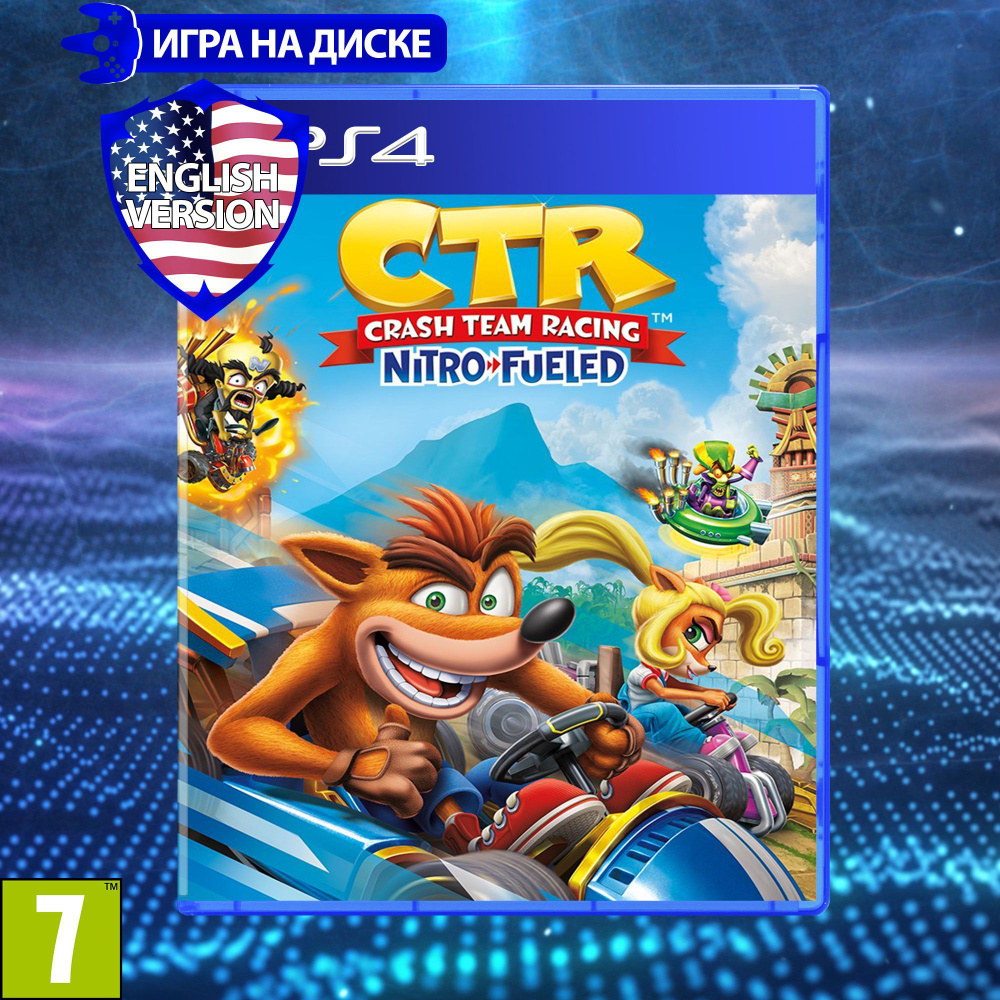 Игра Crash Team Racing Nitro-Fueled (PlayStation 4, Английская версия)  купить по низкой цене с доставкой в интернет-магазине OZON (1252363915)