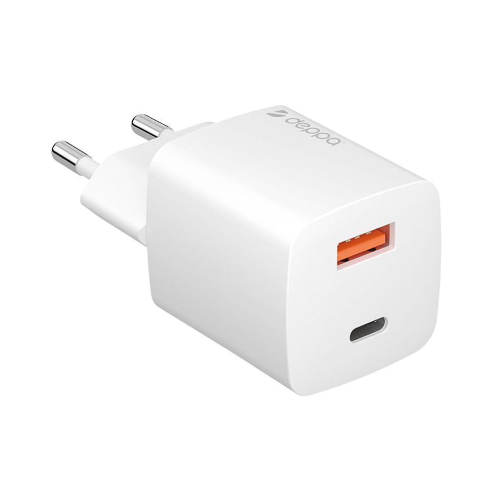 Сетевое зарядное устройство Deppa 11410-OZ, USB Type-C, micro-USB 2.0 Type-A,  Quick Charge 3.0, GaN - купить по выгодной цене в интернет-магазине OZON  (1164379026)