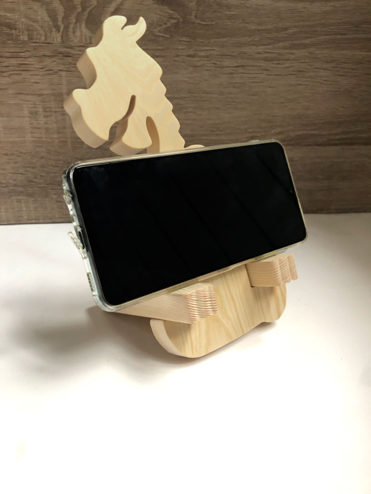 Деревянная подставка для телефона Дракон, подставка под телефон для ...