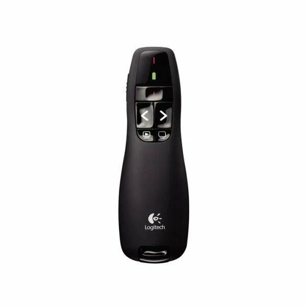 Презентер Logitech R400 черный, 2.4 GHz, USB-ресивер , 5 кнопок, лазерная указка  #1