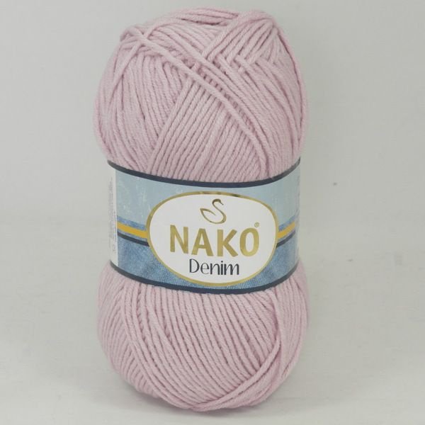 Пряжа NAKO DENIM 1149 ( камея роз.), хлопок 60% , премиум акрил 40%, 5 ...