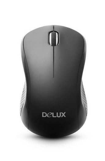 DELUX Мышь беспроводная Delux DLM-391OGB, Black, USB, черный #1