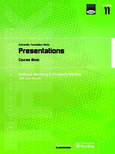 TASK: University Foundation Study Mod.11: Presentations #1