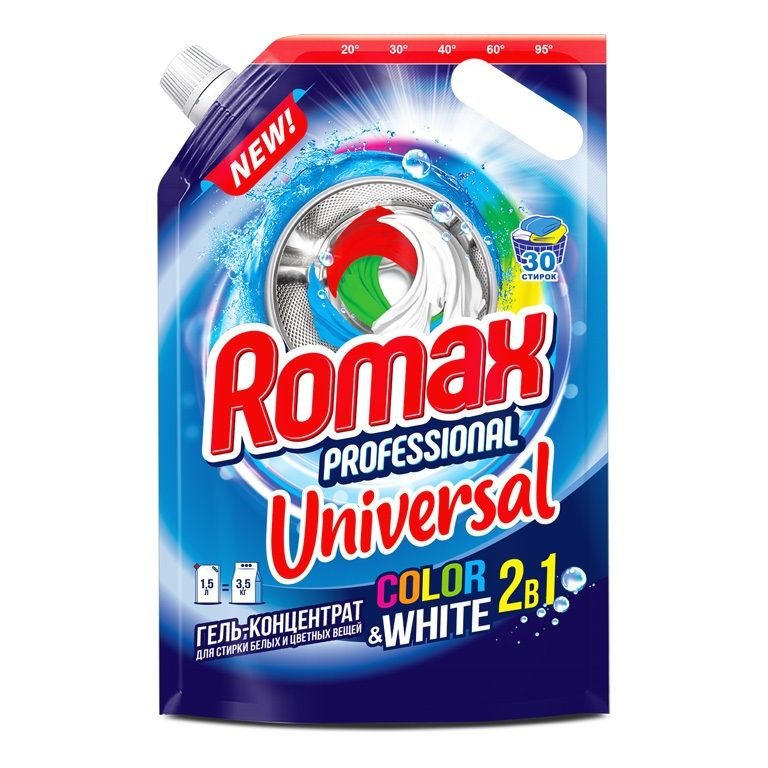 ROMAX Гель для стирки белья UNIVERSAL, 2кг #1