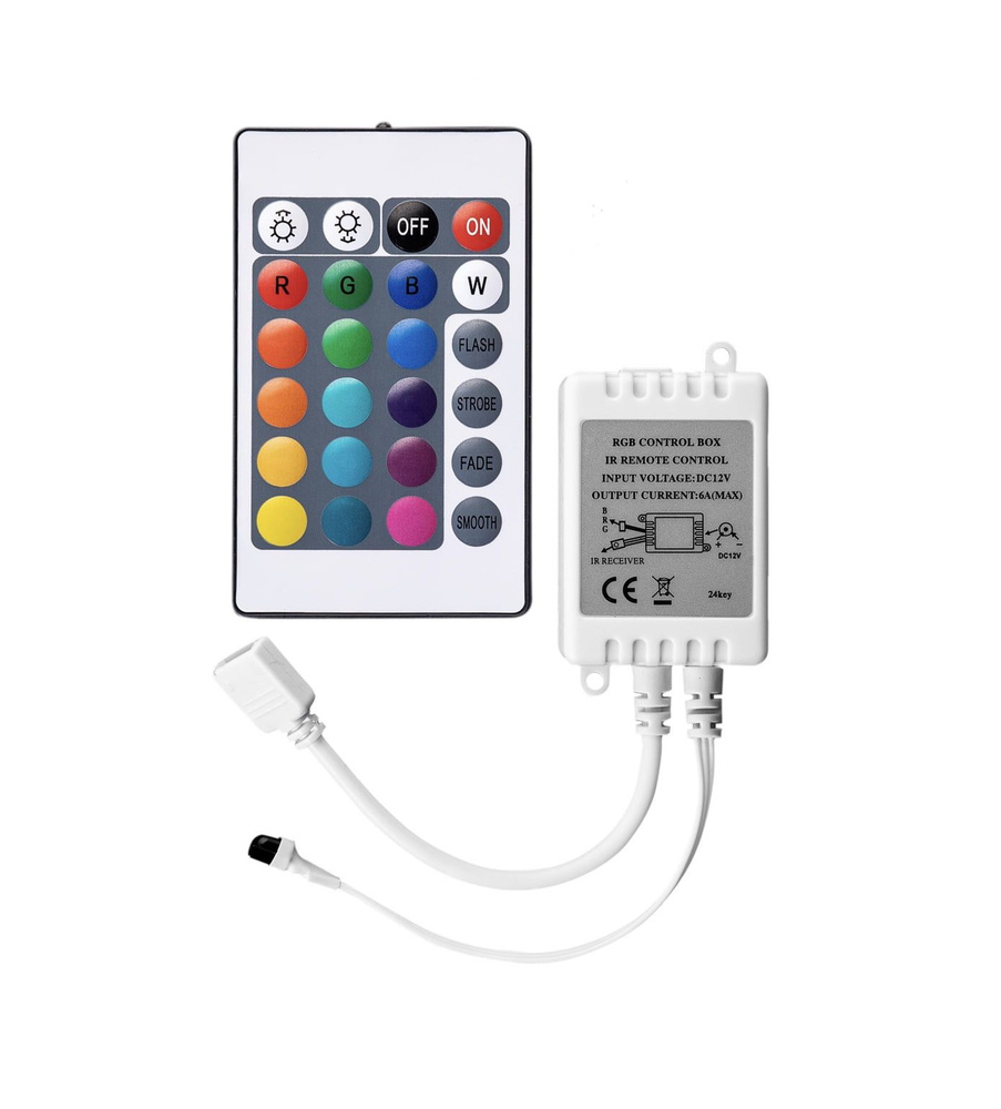 Rgb-контроллер для светодиодной ленты lp-m9-rgb-24k-6a (12-24V, 6A, 72-144W)  #1