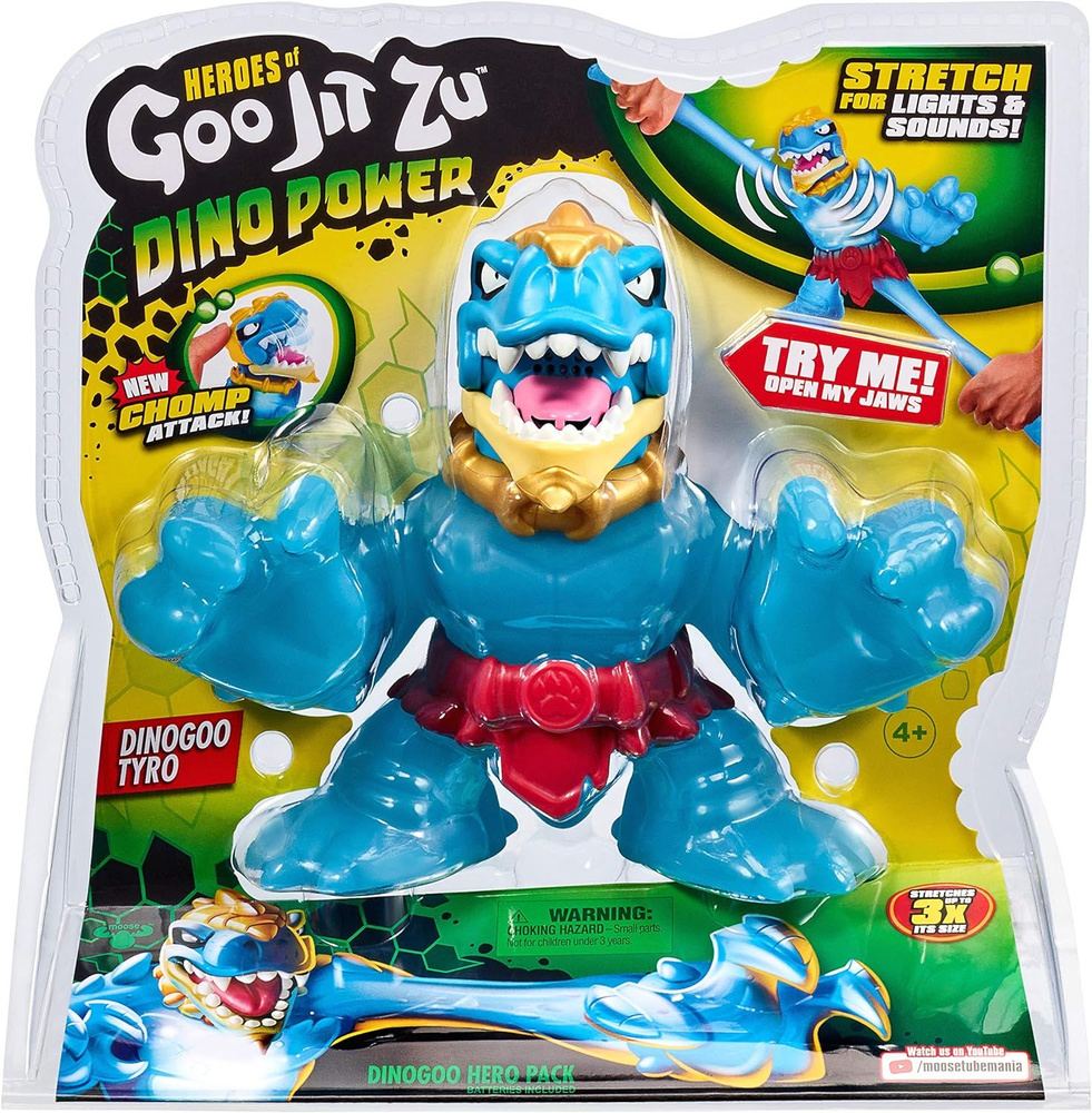 Heroes of Goo Jit Zu Dino Power - Фигурка Dinogoo, разноцветная - купить с  доставкой по выгодным ценам в интернет-магазине OZON (1304456573)