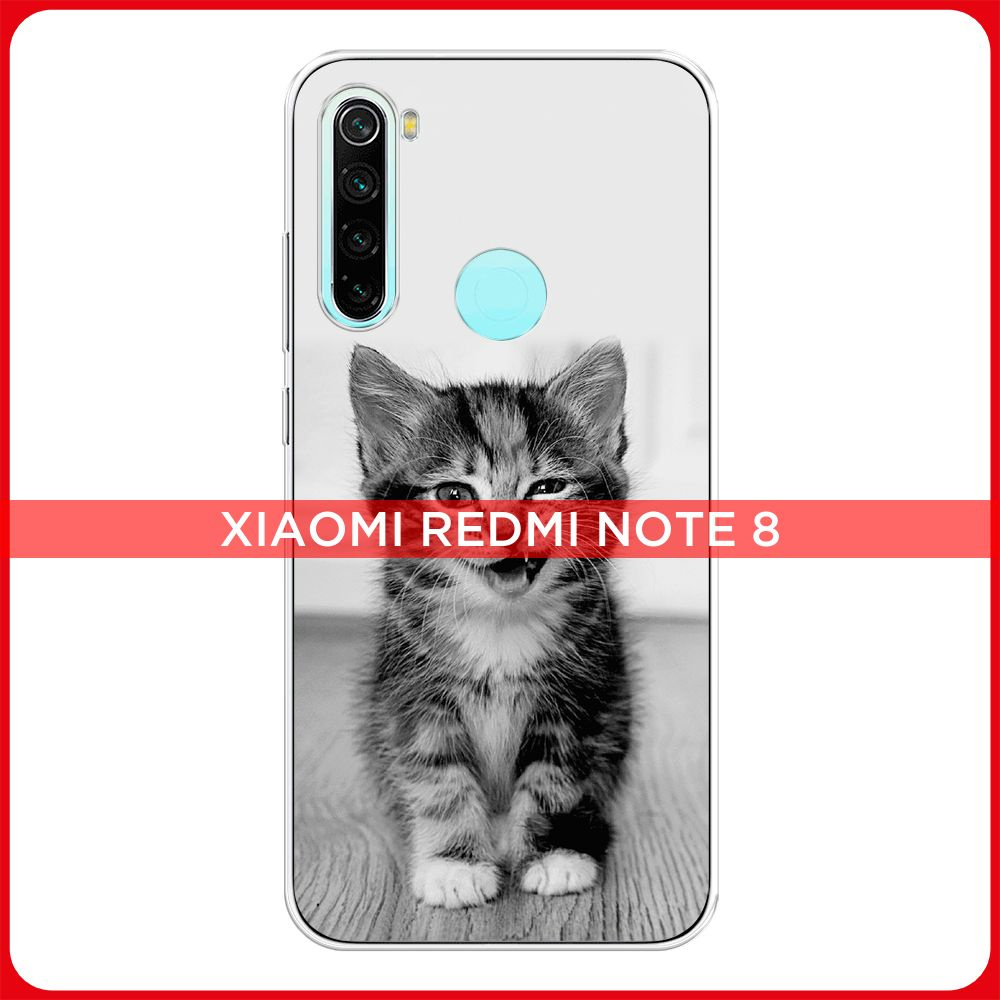 Силиконовый чехол на Xiaomi Redmi Note 8 / Сяоми Редми Нот 8 Подмигивающий  котенок - купить с доставкой по выгодным ценам в интернет-магазине OZON  (182782666)