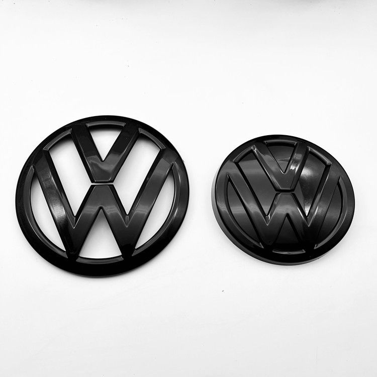 Эмблема VW /Фольксваген ПОЛО глянцевый черный значок с логотипом ...