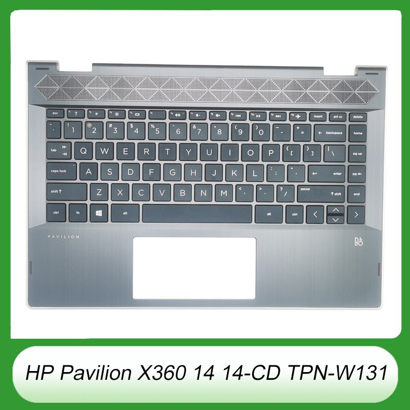 Топкейс для ноутбука верхний корпус Us Клавиатура для Нет Подсветка Hp Pavilion X360 14 14 Cd 9714