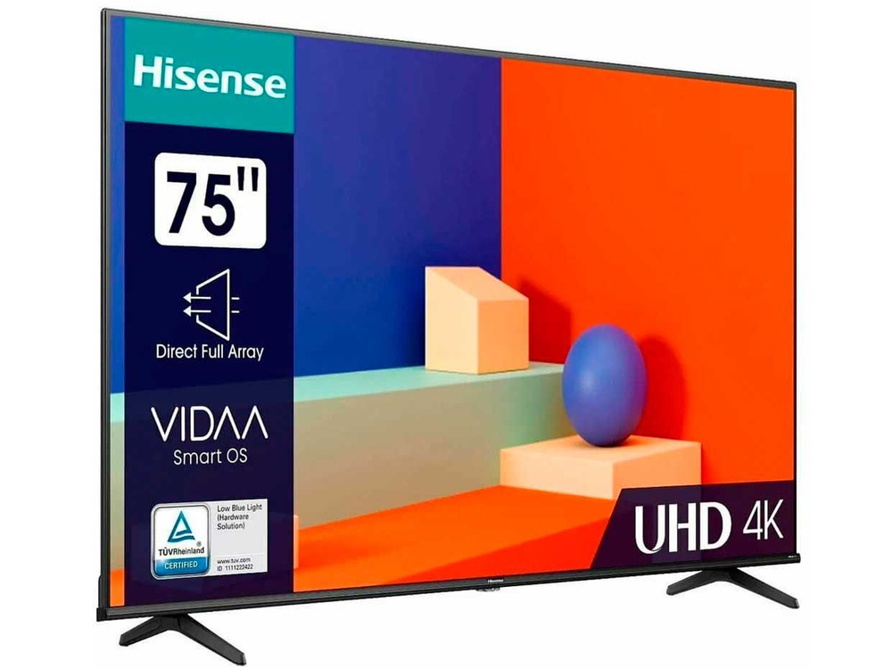 Купить телевизор Hisense 75A6K 75" - купить с доставкой по выгодным ...