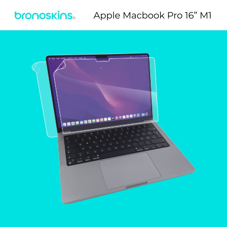 Защитная пленка на верхнюю крышку Apple MacBook Pro 16", M1-M2-M3 (Глянцевая)  #1