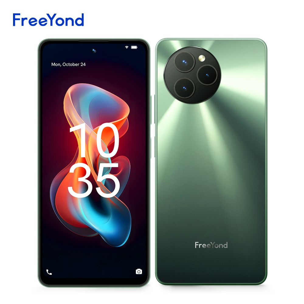 FreeYond Смартфон M6 8/256 ГБ, зеленый