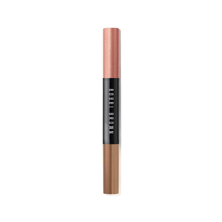 BOBBI BROWN Двухсторонние тени для век в карандаше Dual Eye Shadow Pink Steel and Bark, 1,6 г  #1