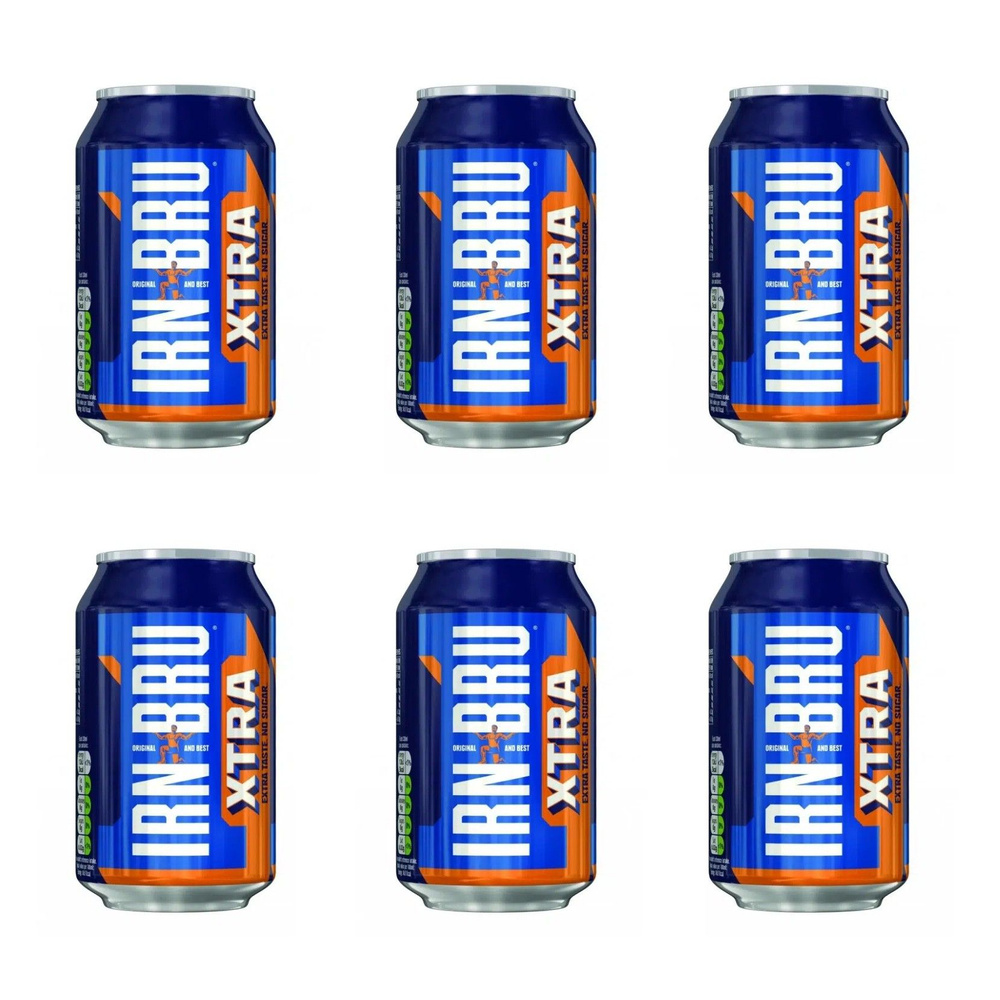 Газированный напиток IRN-BRU XTRA (6 шт. х 330 мл) - купить с доставкой ...