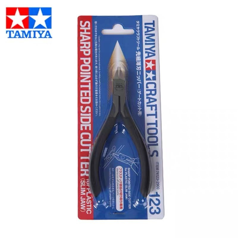 Tamiya Sharp Pointed Side Cutter, Остроконечные кусачки-бокорезы для пластика 74123  #1