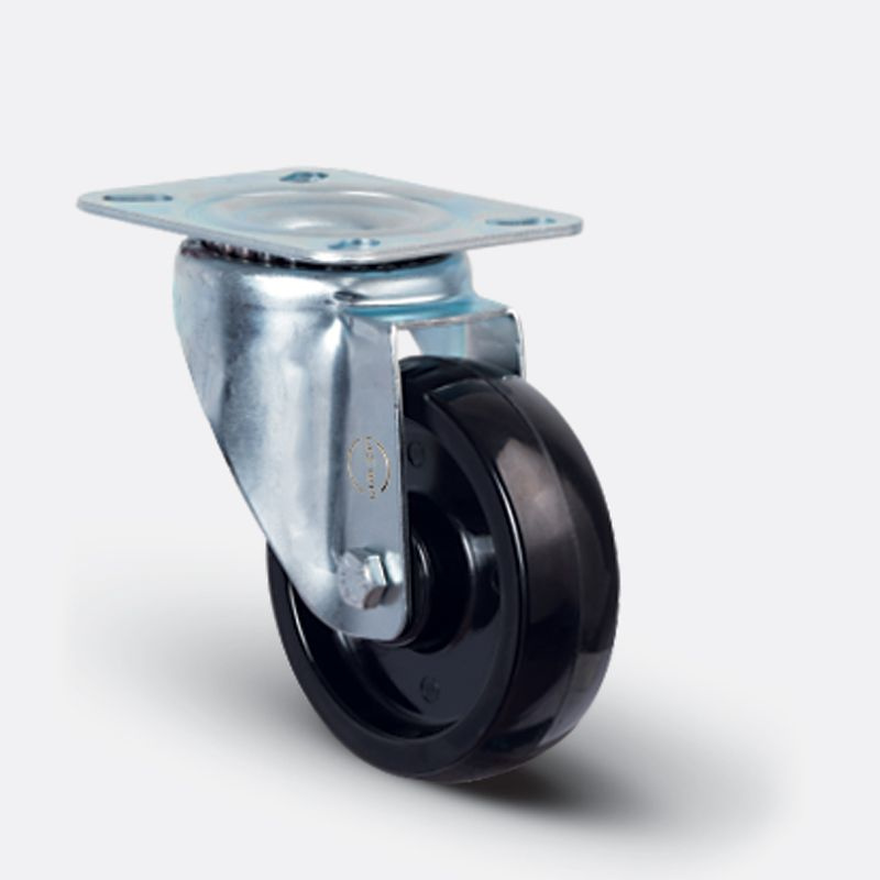 Термостойкое колесо с поворотной платформой D 100 мм до 110 кг EMES EM01BKB100X30  #1