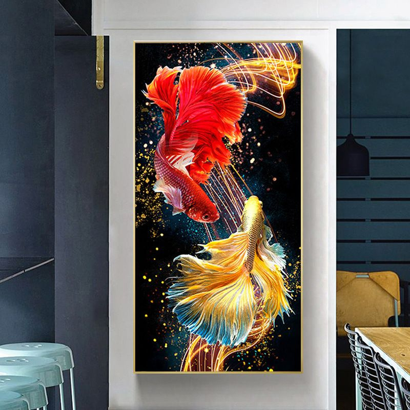 Гостиная koi простая точечная вышивка крестиком алмазной пастой ...