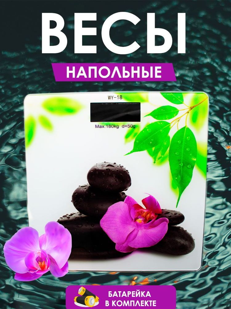 MaxBoom Напольные весы весы орхидея3, нагрузка 180 кг, точность 50 г  #1