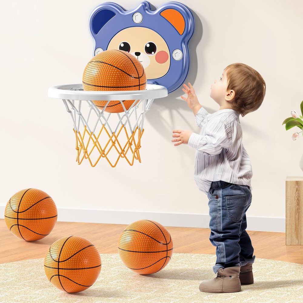 Крытое мини-баскетбольное кольцо для малышей Дети Мальчики в возрасте 3 ...