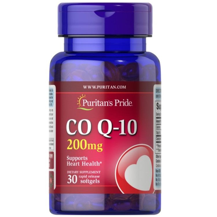 Puritans Pride Коэнзим Q10 Мягкие Гели 200 Мг 30 Капсул - купить с ...